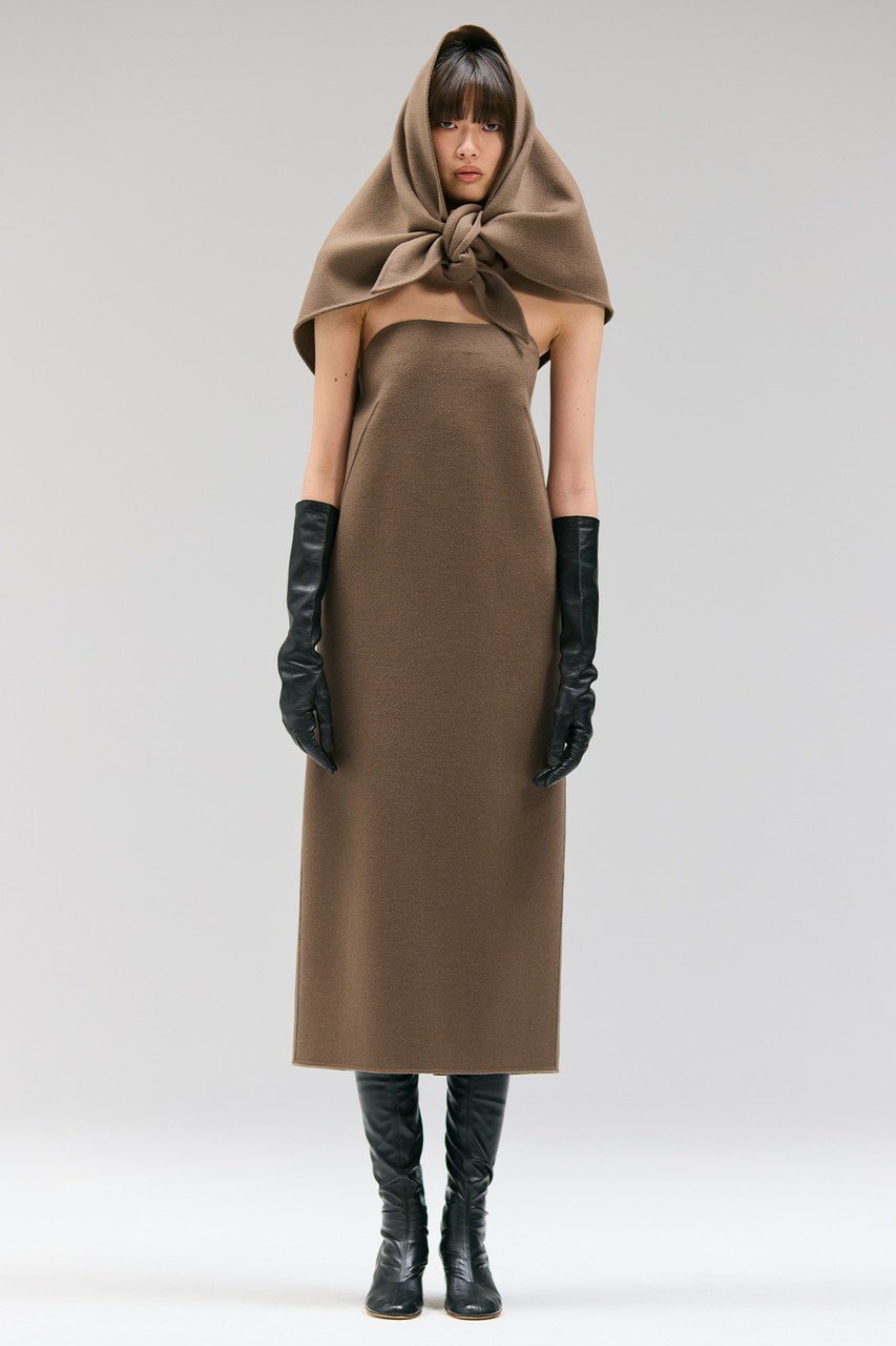 【セアン/SCEARN】のWOOLSPIBER DOUBLE FACE ドレス・ワンピース 人気、トレンドファッション・服の通販 founy(ファニー) 　ファッション　Fashion　レディースファッション　Fashion for Women　ワンピース　Dresses　フォーマル・パーティードレス・結婚式用ドレス　Elegant & Casual Dresses　チュニック　Tunic Tops & Dresses　2025年　2025　2025-2026秋冬・A/W　Autumn/Winter 2025–26 AW25–26　ジャケット　Jacket, Outerwear　チュニック　Tunic, Long Top　ドレス　Dress, One-Piece　ハイネック　High Neck, Mock Neck　パーティ　Party, Party Style　ロング　Long, Long-Length　A/W・秋冬　Autumn/Winter　other-6|ID: prp329100004643547 ipo3291000000033497819