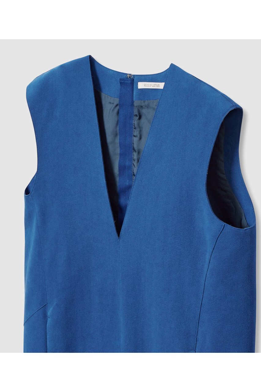 【ハウス オブ ロータス/HOUSE OF LOTUS】のフェイクスエードフォルムワンピース 人気、トレンドファッション・服の通販 founy(ファニー) 　ファッション　Fashion　レディースファッション　Fashion for Women　ワンピース　Dresses　チュニック　Tunic Tops & Dresses　2025年　2025　2025-2026秋冬・A/W　Autumn/Winter 2025–26 AW25–26　チュニック　Tunic, Long Top　フォルム　Silhouette, Form　フロント　Front, Front Design　ロング　Long, Long-Length　A/W・秋冬　Autumn/Winter　other-3|ID: prp329100004643549 ipo3291000000033497843