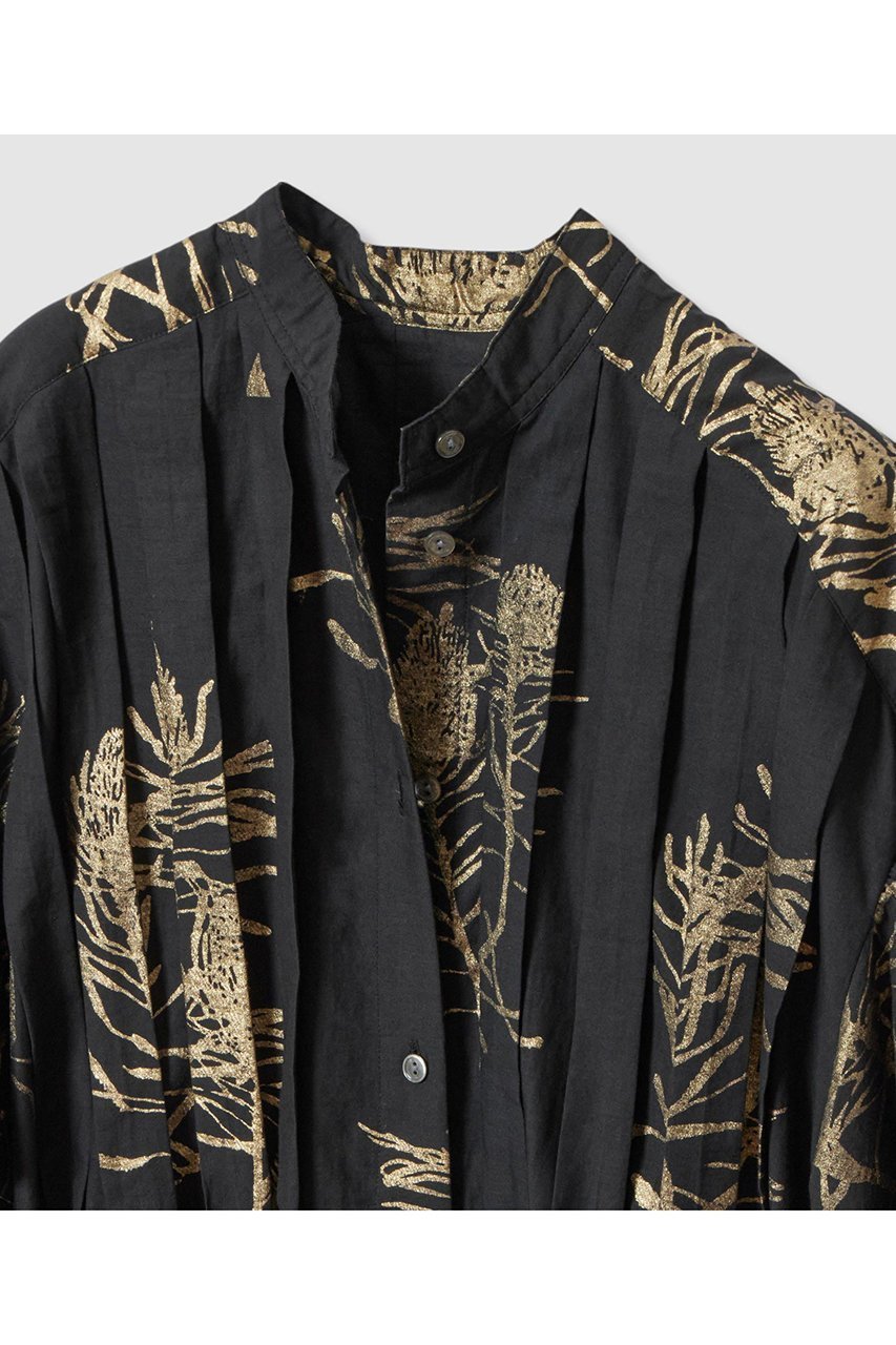 【ハウス オブ ロータス/HOUSE OF LOTUS】のハクプリントピンタックワンピース 人気、トレンドファッション・服の通販 founy(ファニー) 　ファッション　Fashion　レディースファッション　Fashion for Women　ワンピース　Dresses　チュニック　Tunic Tops & Dresses　2025年　2025　2025-2026秋冬・A/W　Autumn/Winter 2025–26 AW25–26　インド　Indian Textile　スリーブ　Sleeve, Long Sleeve / Short Sleeve　チュニック　Tunic, Long Top　フレア　Flare, Flared　プリント　Print, Printed Pattern　モチーフ　Motif, Design Theme　ロング　Long, Long-Length　エレガント 上品　Elegant　A/W・秋冬　Autumn/Winter　other-4|ID: prp329100004643552 ipo3291000000033497871