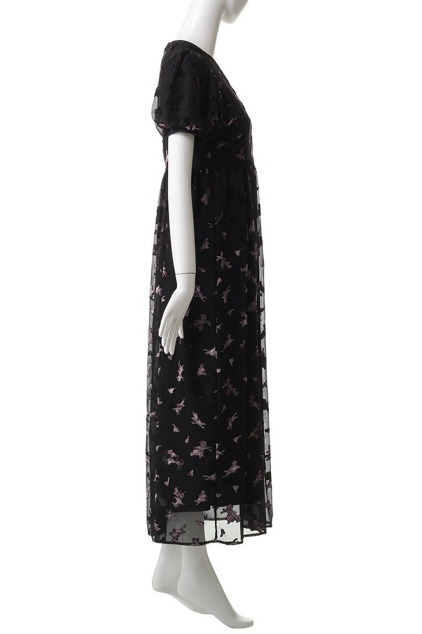 【クラネ/CLANE】のFLOWER OPAL PUFF ONEPIECE/ワンピース 人気、トレンドファッション・服の通販 founy(ファニー) 　ファッション　Fashion　レディースファッション　Fashion for Women　ワンピース　Dresses　チュニック　Tunic Tops & Dresses　2025年　2025　2025-2026秋冬・A/W　Autumn/Winter 2025–26 AW25–26　ギャザー　Gathered, Ruffled　ジュエリー　Jewelry, Accessories　チュニック　Tunic, Long Top　プリント　Print, Printed Pattern　ロング　Long, Long-Length　A/W・秋冬　Autumn/Winter　other-3|ID: prp329100004643560 ipo3291000000033497935