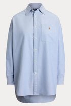 【ラルフローレン/RALPH LAUREN】の【POLO RALPH LAUREN】ビッグ コットン オックスフォード シャツ ブルー|ID:prp329100004643562