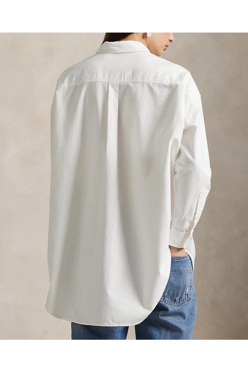 【ラルフローレン/RALPH LAUREN】の【POLO RALPH LAUREN】ビッグ コットン オックスフォード シャツ 人気、トレンドファッション・服の通販 founy(ファニー) 　ファッション　Fashion　レディースファッション　Fashion for Women　トップス・カットソー　Cut & Sew Tops　シャツ・ブラウス・オフィスカジュアル　Elegant Blouses & Button-Ups　2025年　2025　2025-2026秋冬・A/W　Autumn/Winter 2025–26 AW25–26　シンプル　Simple, Minimal　スリーブ　Sleeve, Long Sleeve / Short Sleeve　ビッグ　Big, Oversized　ポケット　Pocket, Pocket Detail　ロング　Long, Long-Length　A/W・秋冬　Autumn/Winter　other-5|ID: prp329100004643562 ipo3291000000033497952