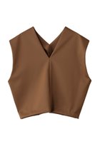 【スタニングルアー/STUNNING LURE】のノースリーブVトップス ブラウン|ID: prp329100004643565 ipo3291000000035947360