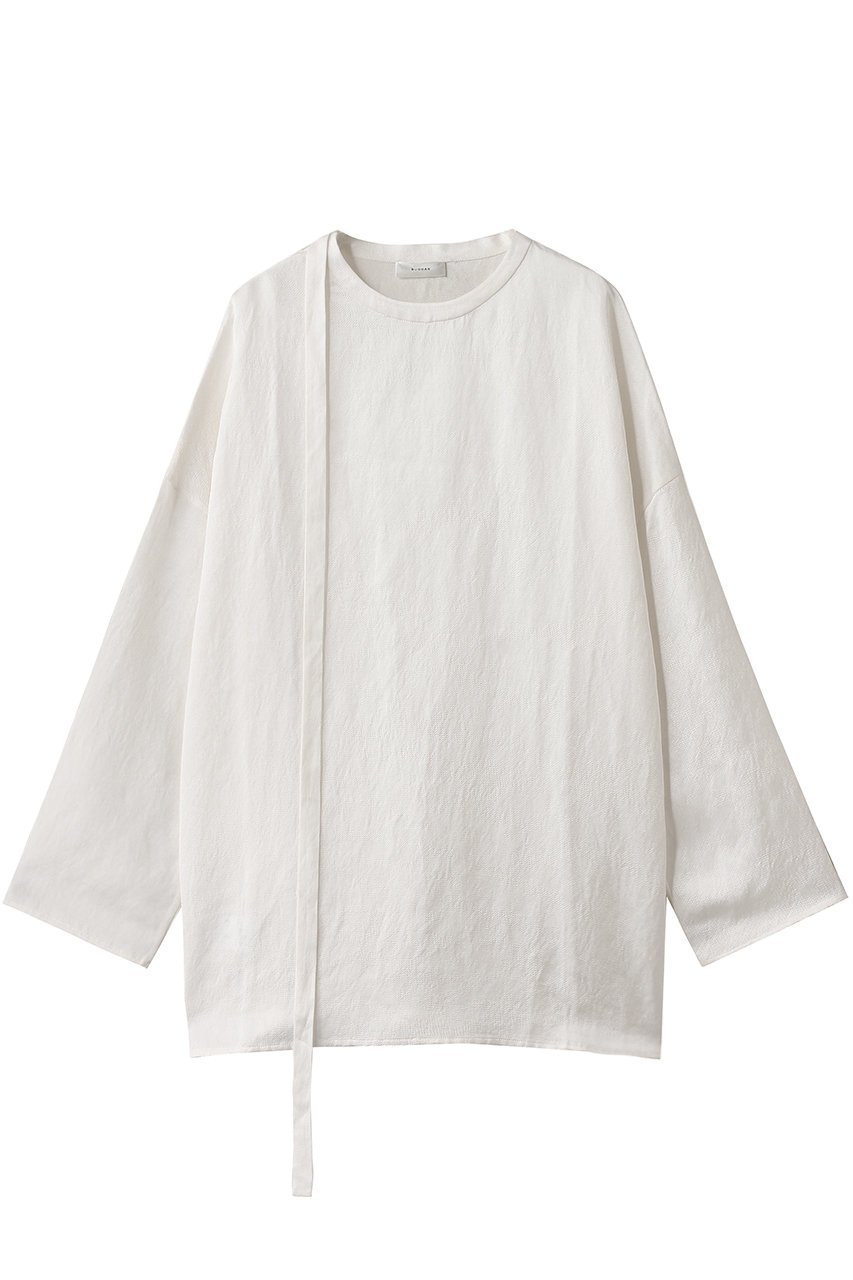 【カオス/Chaos】の【RUOHAN】ISOLA ブラウス インテリア・キッズ・メンズ・レディースファッション・服の通販 founy(ファニー) 　ファッション　Fashion　レディースファッション　Fashion for Women　トップス・カットソー　Cut & Sew Tops　シャツ・ブラウス・オフィスカジュアル　Elegant Blouses & Button-Ups　コレクション　Collection, Seasonal Line　シンプル　Simple, Minimal　スラックス　Slacks, Dress Pants　スリーブ　Sleeve, Long Sleeve / Short Sleeve　デニム　Denim, Jeans Material　ロング　Long, Long-Length　再入荷　Restock / Back in Stock　オフホワイト|ID: prp329100004643569 ipo3291000000033497999