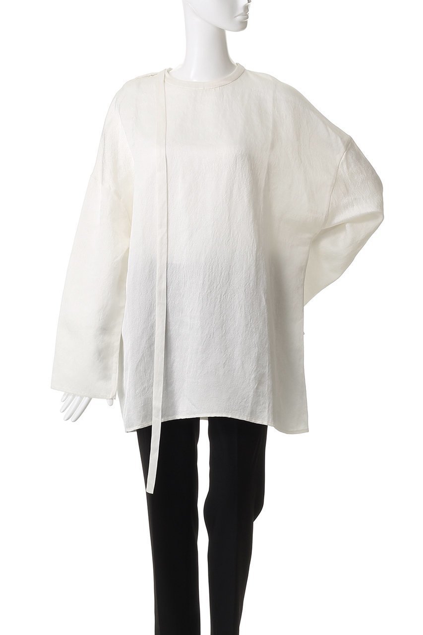 【カオス/Chaos】の【RUOHAN】ISOLA ブラウス 人気、トレンドファッション・服の通販 founy(ファニー) 　ファッション　Fashion　レディースファッション　Fashion for Women　トップス・カットソー　Cut & Sew Tops　シャツ・ブラウス・オフィスカジュアル　Elegant Blouses & Button-Ups　コレクション　Collection, Seasonal Line　シンプル　Simple, Minimal　スラックス　Slacks, Dress Pants　スリーブ　Sleeve, Long Sleeve / Short Sleeve　デニム　Denim, Jeans Material　ロング　Long, Long-Length　再入荷　Restock / Back in Stock　other-2|ID: prp329100004643569 ipo3291000000033498000