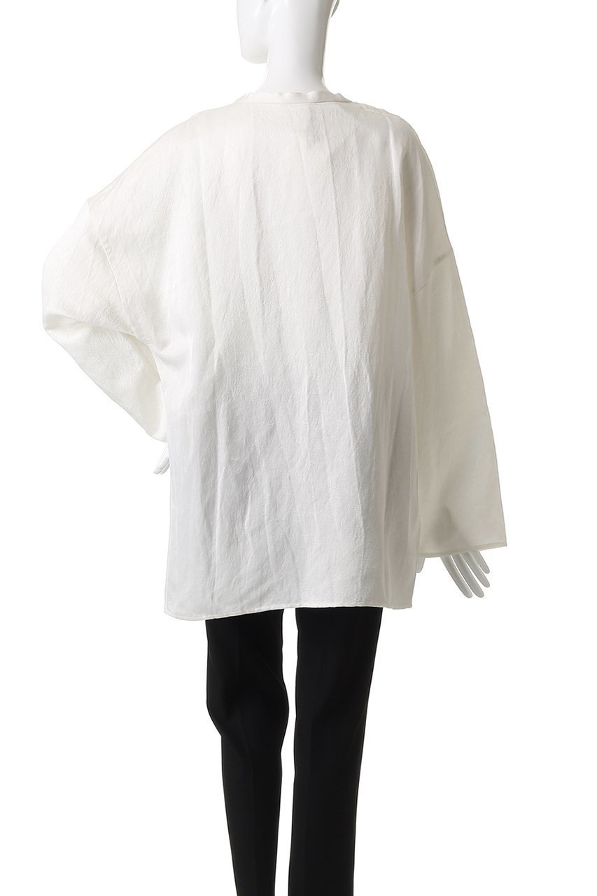 【カオス/Chaos】の【RUOHAN】ISOLA ブラウス 人気、トレンドファッション・服の通販 founy(ファニー) 　ファッション　Fashion　レディースファッション　Fashion for Women　トップス・カットソー　Cut & Sew Tops　シャツ・ブラウス・オフィスカジュアル　Elegant Blouses & Button-Ups　コレクション　Collection, Seasonal Line　シンプル　Simple, Minimal　スラックス　Slacks, Dress Pants　スリーブ　Sleeve, Long Sleeve / Short Sleeve　デニム　Denim, Jeans Material　ロング　Long, Long-Length　再入荷　Restock / Back in Stock　other-4|ID: prp329100004643569 ipo3291000000033498002
