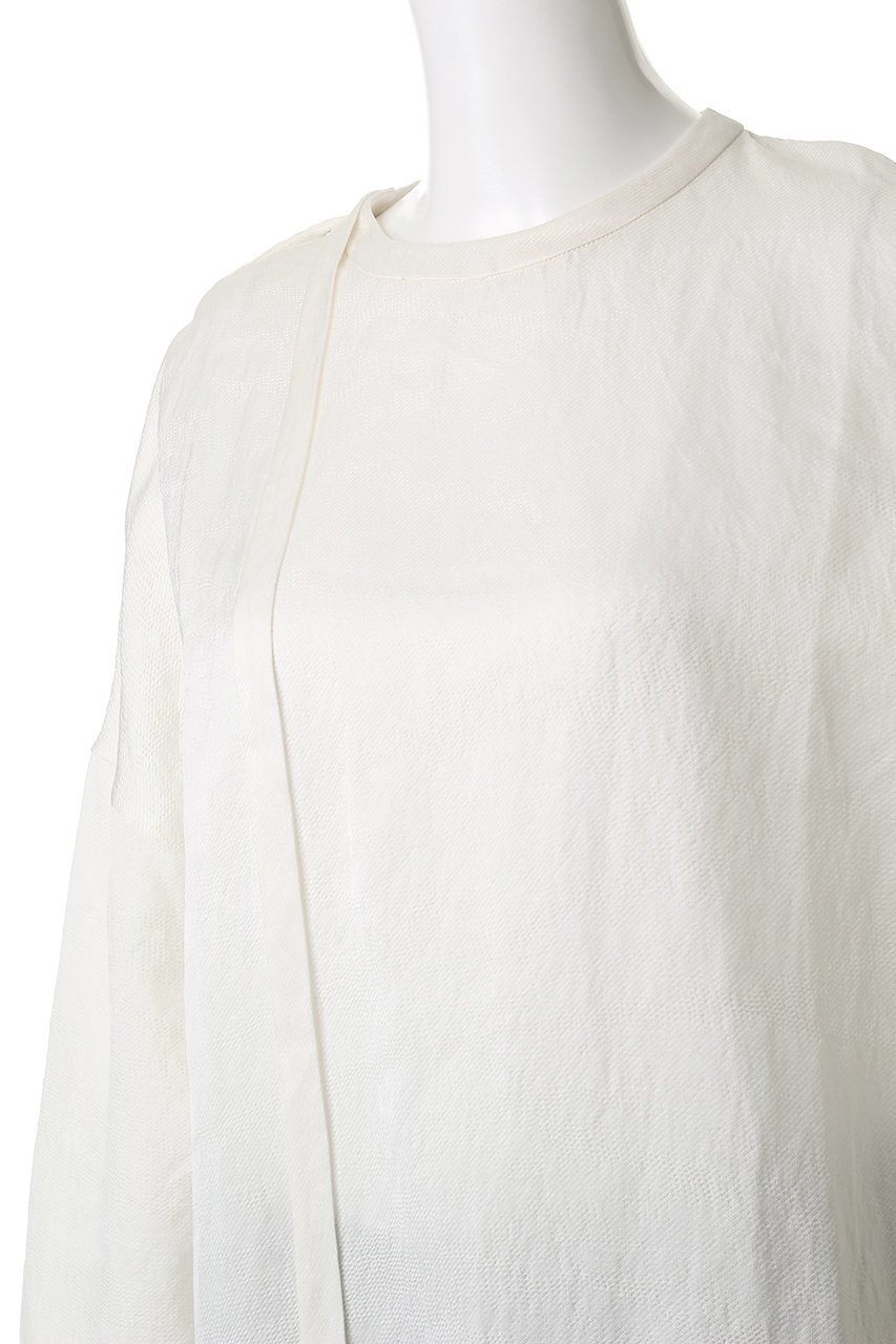 【カオス/Chaos】の【RUOHAN】ISOLA ブラウス 人気、トレンドファッション・服の通販 founy(ファニー) 　ファッション　Fashion　レディースファッション　Fashion for Women　トップス・カットソー　Cut & Sew Tops　シャツ・ブラウス・オフィスカジュアル　Elegant Blouses & Button-Ups　コレクション　Collection, Seasonal Line　シンプル　Simple, Minimal　スラックス　Slacks, Dress Pants　スリーブ　Sleeve, Long Sleeve / Short Sleeve　デニム　Denim, Jeans Material　ロング　Long, Long-Length　再入荷　Restock / Back in Stock　other-5|ID: prp329100004643569 ipo3291000000033498003