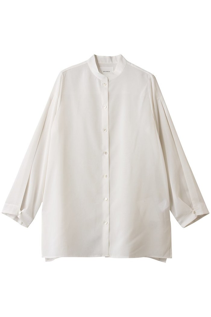 【ミディウミソリッド/MIDIUMISOLID】のflare slv sheer shirt シャツ インテリア・キッズ・メンズ・レディースファッション・服の通販 founy(ファニー) https://founy.com/ ファッション Fashion レディースファッション Fashion for Women トップス・カットソー Cut & Sew Tops シャツ・ブラウス・オフィスカジュアル Elegant Blouses & Button-Ups 2025年 2025 2025-2026秋冬・A/W Autumn/Winter 2025–26 AW25–26 シアー Sheer, See-Through スリット Slit, Slit Detail スリーブ Sleeve, Long Sleeve / Short Sleeve フレア Flare, Flared ロング Long, Long-Length A/W・秋冬 Autumn/Winter 羽織 Haori, Light Jacket |ID: prp329100004643570 ipo3291000000033498004