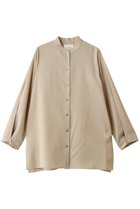 【ミディウミソリッド/MIDIUMISOLID】のflare slv sheer shirt シャツ beige|ID:prp329100004643570