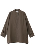 【ミディウミソリッド/MIDIUMISOLID】のflare slv sheer shirt シャツ brown|ID:prp329100004643570
