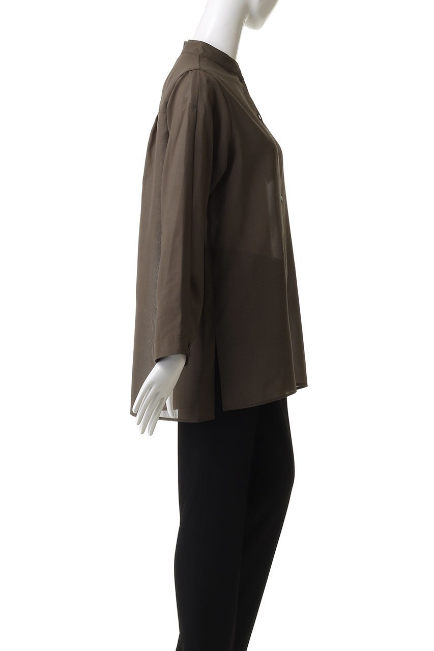 【ミディウミソリッド/MIDIUMISOLID】のflare slv sheer shirt シャツ 人気、トレンドファッション・服の通販 founy(ファニー) 　ファッション　Fashion　レディースファッション　Fashion for Women　トップス・カットソー　Cut & Sew Tops　シャツ・ブラウス・オフィスカジュアル　Elegant Blouses & Button-Ups　2025年　2025　2025-2026秋冬・A/W　Autumn/Winter 2025–26 AW25–26　シアー　Sheer, See-Through　スリット　Slit, Slit Detail　スリーブ　Sleeve, Long Sleeve / Short Sleeve　フレア　Flare, Flared　ロング　Long, Long-Length　A/W・秋冬　Autumn/Winter　羽織　Haori, Light Jacket　other-3|ID: prp329100004643570 ipo3291000000033498010