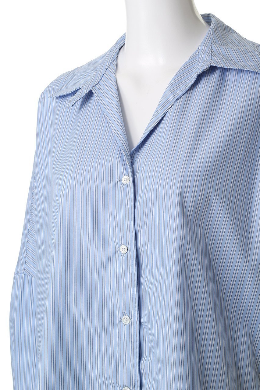 【ミディウミソリッド/MIDIUMISOLID】のskipper poncho shirt シャツ 人気、トレンドファッション・服の通販 founy(ファニー) 　ファッション　Fashion　レディースファッション　Fashion for Women　トップス・カットソー　Cut & Sew Tops　シャツ・ブラウス・オフィスカジュアル　Elegant Blouses & Button-Ups　2025年　2025　2025-2026秋冬・A/W　Autumn/Winter 2025–26 AW25–26　スリット　Slit, Slit Detail　スリーブ　Sleeve, Long Sleeve / Short Sleeve　ポンチョ　Poncho, Cape Style　ロング　Long, Long-Length　A/W・秋冬　Autumn/Winter　other-5|ID: prp329100004643571 ipo3291000000033498021
