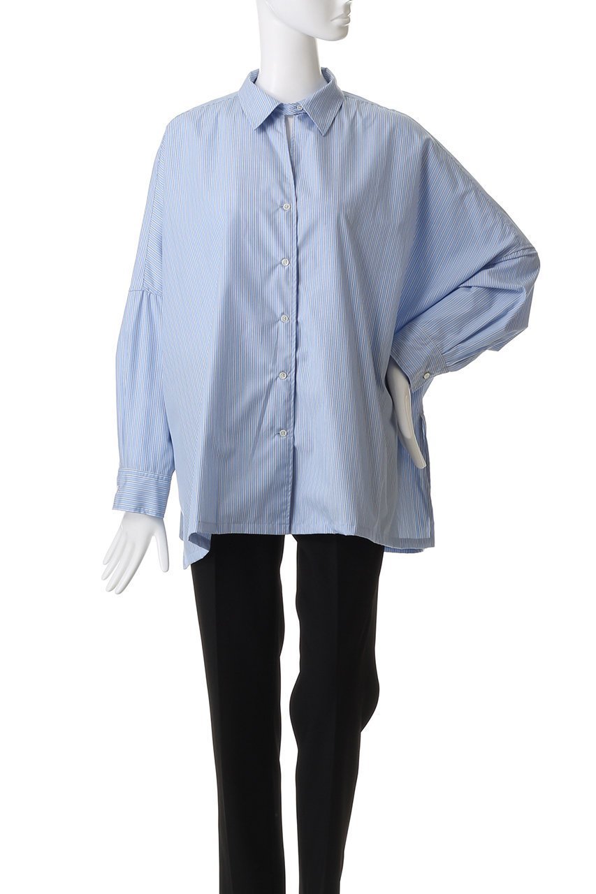 【ミディウミソリッド/MIDIUMISOLID】のskipper poncho shirt シャツ 人気、トレンドファッション・服の通販 founy(ファニー) 　ファッション　Fashion　レディースファッション　Fashion for Women　トップス・カットソー　Cut & Sew Tops　シャツ・ブラウス・オフィスカジュアル　Elegant Blouses & Button-Ups　2025年　2025　2025-2026秋冬・A/W　Autumn/Winter 2025–26 AW25–26　スリット　Slit, Slit Detail　スリーブ　Sleeve, Long Sleeve / Short Sleeve　ポンチョ　Poncho, Cape Style　ロング　Long, Long-Length　A/W・秋冬　Autumn/Winter　other-6|ID: prp329100004643571 ipo3291000000033498022