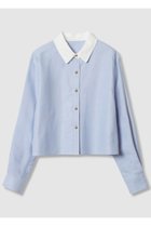 【アルアバイル/allureville】の【LOULOU WILLOUGHBY】クレリックシャツ ブルー|ID: prp329100004643572 ipo3291000000033498024