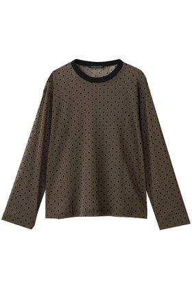 【ミズイロ インド/mizuiro ind】 mesh dots crew neck P/O プルオーバー人気、トレンドファッション・服の通販 founy(ファニー) ファッション Fashion レディースファッション Fashion for Women トップス・カットソー Cut & Sew Tops シャツ・ブラウス・オフィスカジュアル Elegant Blouses & Button-Ups カジュアルプルオーバー・ニットトップス Pullovers & Knit Tops / Casual Pullovers 2025年 2025 2025-2026秋冬・A/W Autumn/Winter 2025–26 AW25–26 おすすめ Recommended / Our Picks インナー Innerwear シンプル Simple, Minimal スラックス Slacks, Dress Pants スリーブ Sleeve, Long Sleeve / Short Sleeve デニム Denim, Jeans Material トレンド Trend, Trending Now ドット Polka Dot, Dot Pattern フェミニン Feminine, Girly メッシュ Mesh, Net Fabric ロング Long, Long-Length A/W・秋冬 Autumn/Winter |ID:prp329100004643573