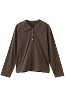 【ミズイロ インド/mizuiro ind】のwide collar polo shirt シャツ 人気、トレンドファッション・服の通販 founy(ファニー) ファッション Fashion レディースファッション Fashion for Women トップス・カットソー Cut & Sew Tops シャツ・ブラウス・オフィスカジュアル Elegant Blouses & Button-Ups ポロシャツ・きれいめカジュアル Smart-Casual Polo Tops 2025年 2025 2025-2026秋冬・A/W Autumn/Winter 2025–26 AW25–26 コンパクト Compact, Small Size シンプル Simple, Minimal トレンド Trend, Trending Now ビッグ Big, Oversized ボトム Bottoms, Lower Wear ポロシャツ Polo Shirt, Collared Tee A/W・秋冬 Autumn/Winter |ID:prp329100004643574
