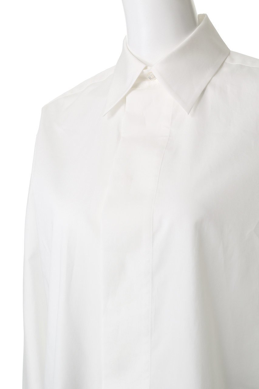 【セアン/SCEARN】のCOTTON SATIN ブラウス 人気、トレンドファッション・服の通販 founy(ファニー) 　ファッション　Fashion　レディースファッション　Fashion for Women　トップス・カットソー　Cut & Sew Tops　シャツ・ブラウス・オフィスカジュアル　Elegant Blouses & Button-Ups　2025年　2025　2025-2026秋冬・A/W　Autumn/Winter 2025–26 AW25–26　なめらか　Smooth, Silky Texture　サテン　Satin, Glossy Fabric　シンプル　Simple, Minimal　スリーブ　Sleeve, Long Sleeve / Short Sleeve　ロング　Long, Long-Length　再入荷　Restock / Back in Stock　定番　Standard, Basic Item　A/W・秋冬　Autumn/Winter　other-5|ID: prp329100004643575 ipo3291000000033498054