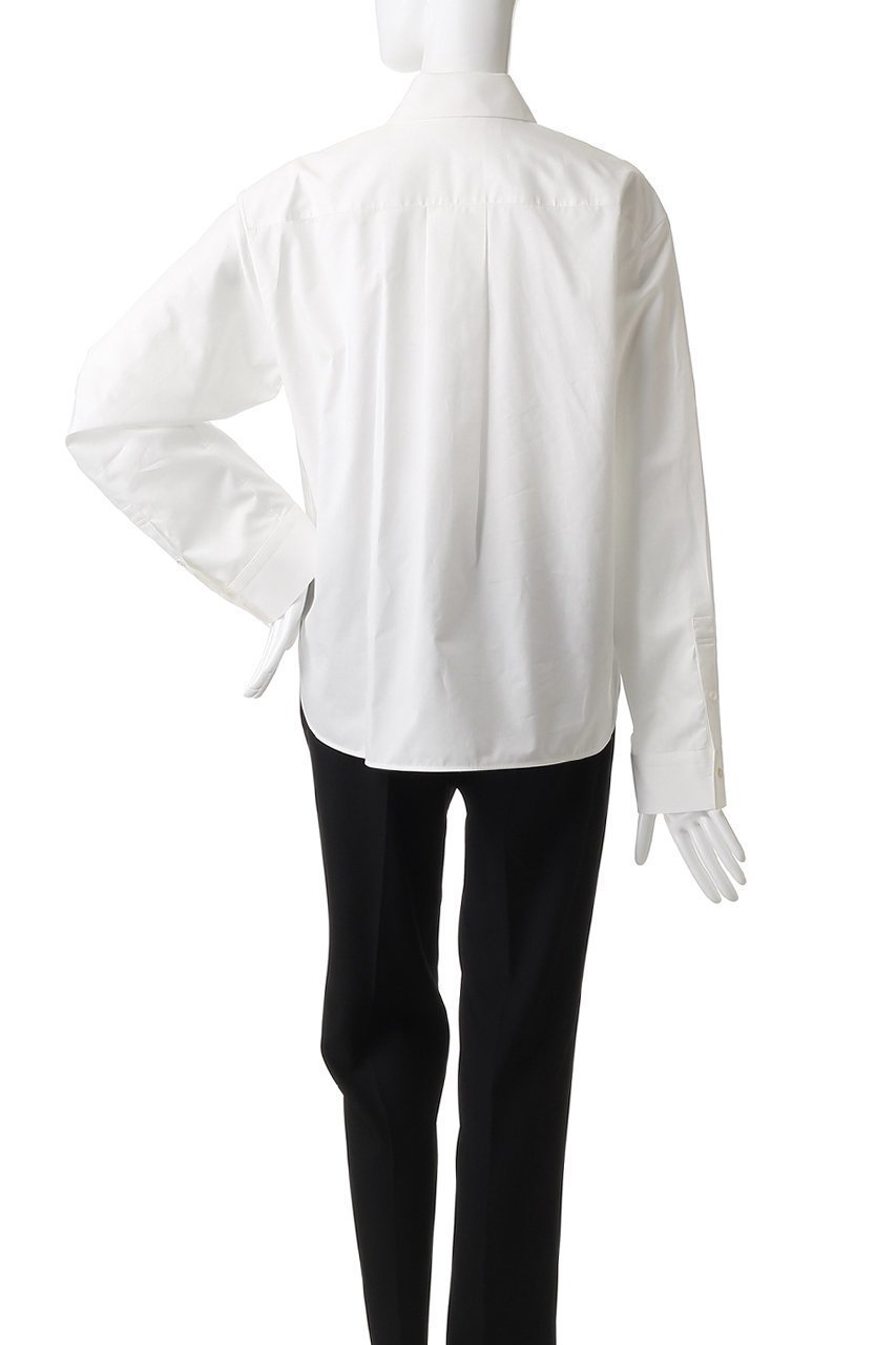 【セアン/SCEARN】のCOTTON SATIN ブラウス 人気、トレンドファッション・服の通販 founy(ファニー) 　ファッション　Fashion　レディースファッション　Fashion for Women　トップス・カットソー　Cut & Sew Tops　シャツ・ブラウス・オフィスカジュアル　Elegant Blouses & Button-Ups　なめらか　Smooth, Silky Texture　サテン　Satin, Glossy Fabric　シンプル　Simple, Minimal　スリーブ　Sleeve, Long Sleeve / Short Sleeve　ロング　Long, Long-Length　定番　Standard, Basic Item　other-4|ID: prp329100004643575 ipo3291000000036027791