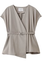 【ミディウミソリッド/MIDIUMISOLID】のno collar gillet ジレ beige|ID: prp329100004643578 ipo3291000000033498075