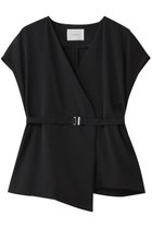 【ミディウミソリッド/MIDIUMISOLID】のno collar gillet ジレ black|ID: prp329100004643578 ipo3291000000033498077