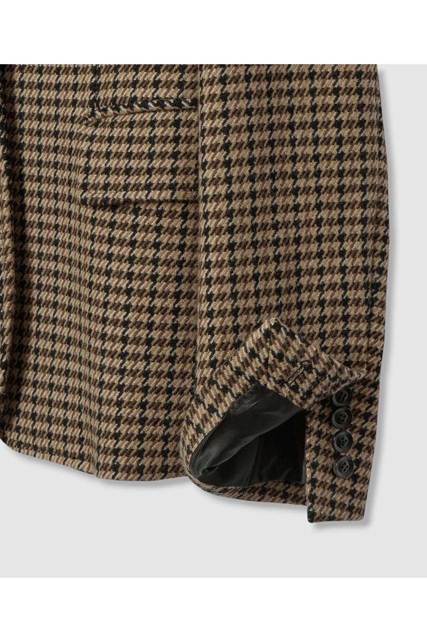 【アルアバイル/allureville】の【LOULOU WILLOUGHBY】ガンクラブチェックシングルジャケット 人気、トレンドファッション・服の通販 founy(ファニー) 　ファッション　Fashion　レディースファッション　Fashion for Women　アウター　Coat / Outerwear Collection　レディースジャケット・軽アウター　Jackets　2025年　2025　2025-2026秋冬・A/W　Autumn/Winter 2025–26 AW25–26　おすすめ　Recommended / Our Picks　インナー　Innerwear　ジャケット　Jacket, Outerwear　セットアップ　Set-Up, Coordinated Outfit　チェック　Check, Plaid, Tartan　フェミニン　Feminine, Girly　フリル　Frill, Ruffle　マニッシュ　Mannish, Boyish　レース　Lace, Lace Fabric　ワイド　Wide, Wide Fit　今季　This Season, Current Season　A/W・秋冬　Autumn/Winter　other-5|ID: prp329100004643582 ipo3291000000033498115