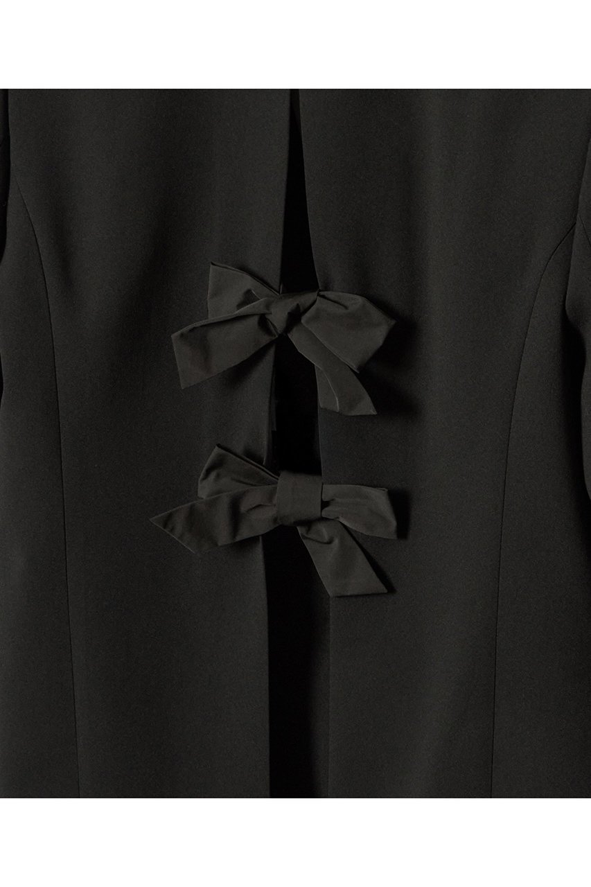 【アルアバイル/allureville】の【LOULOU WILLOUGHBY】ダブルクロスノーカラーリボンジャケット 人気、トレンドファッション・服の通販 founy(ファニー) 　ファッション　Fashion　レディースファッション　Fashion for Women　アウター　Coat / Outerwear Collection　レディースジャケット・軽アウター　Jackets　2025年　2025　2025-2026秋冬・A/W　Autumn/Winter 2025–26 AW25–26　おすすめ　Recommended / Our Picks　ジャケット　Jacket, Outerwear　スリット　Slit, Slit Detail　セットアップ　Set-Up, Coordinated Outfit　タフタ　Taffeta, Structured Fabric　ダブル　Double, Double-Breasted　マニッシュ　Mannish, Boyish　ミニスカート　Mini Skirt, Short Skirt　リボン　Ribbon, Bow　A/W・秋冬　Autumn/Winter　other-6|ID: prp329100004643583 ipo3291000000033498126