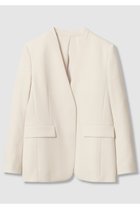 【アルアバイル/allureville】の【LOULOU WILLOUGHBY】ダブルクロスノーカラーリボンジャケット アイボリー|ID: prp329100004643583 ipo3291000000035947442