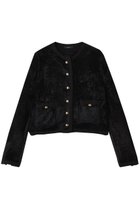 【アルアバイル/allureville】のベロアニットジャケット ブラック|ID:prp329100004643584