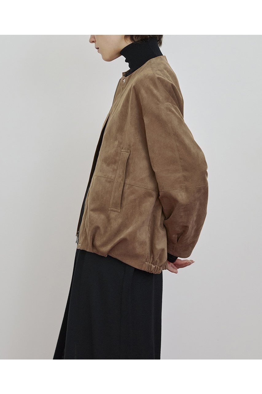 【ハウス オブ ロータス/HOUSE OF LOTUS】のフェイクスエードバルーンブルゾン 人気、トレンドファッション・服の通販 founy(ファニー) 　ファッション　Fashion　レディースファッション　Fashion for Women　アウター　Coat / Outerwear Collection　レディースジャケット・軽アウター　Jackets　ブルゾンジャケット・スポーティアウター　Blouson Jackets　2025年　2025　2025-2026秋冬・A/W　Autumn/Winter 2025–26 AW25–26　ギャザー　Gathered, Ruffled　ジャケット　Jacket, Outerwear　バルーン　Balloon, Balloon Silhouette　フロント　Front, Front Design　ブルゾン　Blouson, Bomber Jacket　A/W・秋冬　Autumn/Winter　other-3|ID: prp329100004643588 ipo3291000000033498159