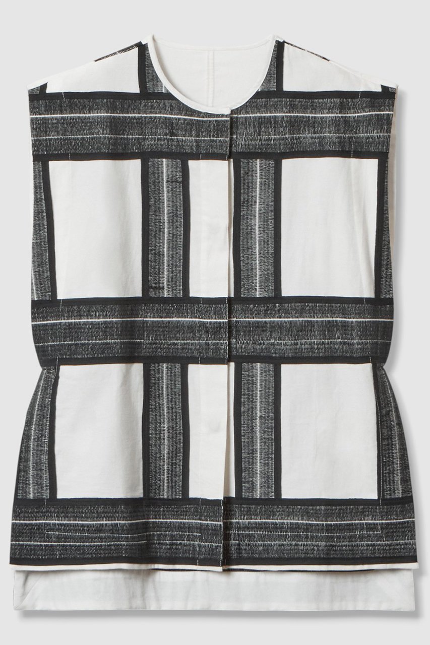 【ハウス オブ ロータス/HOUSE OF LOTUS】のジオメトリックエンブロイダリージレ ジオメトリックエンブロイダリージレ インテリア・キッズ・メンズ・レディースファッション・服の通販 founy(ファニー) ファッション Fashion レディースファッション Fashion for Women アウター Coat / Outerwear Collection レディースジャケット・軽アウター Jackets インド Indian Textile ジャカード/ジャガード Jacquard, Woven Pattern ジャケット Jacket, Outerwear スリット Slit, Slit Detail チェック Check, Plaid, Tartan ベスト Vest, Waistcoat エレガント 上品 Elegant ブラック|ID: prp329100004643589 ipo3291000000035477258