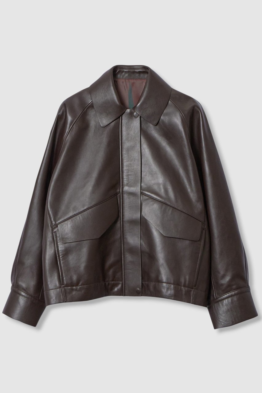 【ハウス オブ ロータス/HOUSE OF LOTUS】のレザーブルゾン 人気、トレンドファッション・服の通販 founy(ファニー) ファッション Fashion レディースファッション Fashion for Women アウター Coat / Outerwear Collection レディースジャケット・軽アウター Jackets ブルゾンジャケット・スポーティアウター Blouson Jackets なめらか Smooth, Silky Texture ジャケット Jacket, Outerwear フラップ Flap, Flap Pocket ブルゾン Blouson, Bomber Jacket ボンディング Bonding, Bonded Fabric ポケット Pocket, Pocket Detail other-1|ID: prp329100004643590 ipo3291000000035477274