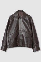 【ハウス オブ ロータス/HOUSE OF LOTUS】のレザーブルゾン ダークブラウン|ID:prp329100004643590