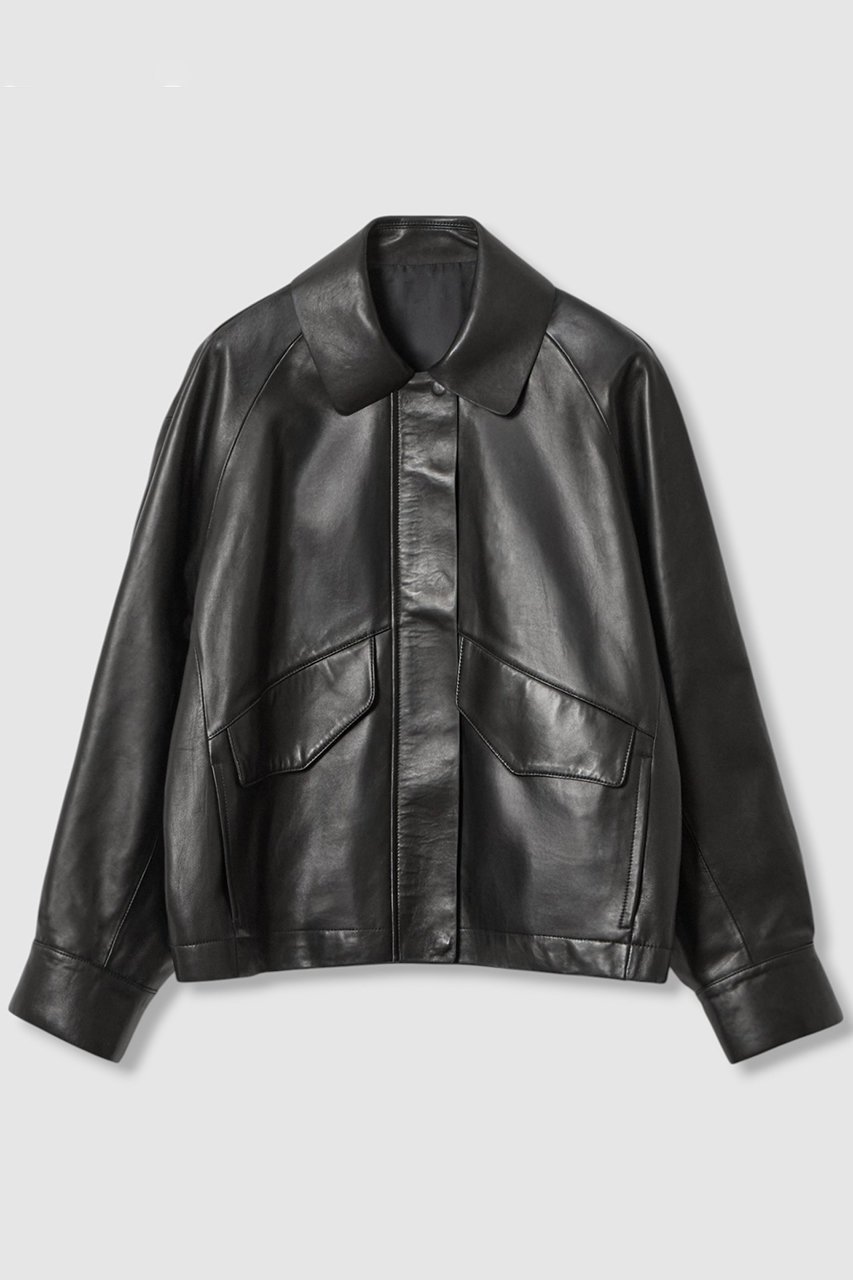 【ハウス オブ ロータス/HOUSE OF LOTUS】のレザーブルゾン インテリア・キッズ・メンズ・レディースファッション・服の通販 founy(ファニー) ファッション Fashion レディースファッション Fashion for Women アウター Coat / Outerwear Collection レディースジャケット・軽アウター Jackets ブルゾンジャケット・スポーティアウター Blouson Jackets なめらか Smooth, Silky Texture ジャケット Jacket, Outerwear フラップ Flap, Flap Pocket ブルゾン Blouson, Bomber Jacket ボンディング Bonding, Bonded Fabric ポケット Pocket, Pocket Detail ブラック|ID: prp329100004643590 ipo3291000000035477278