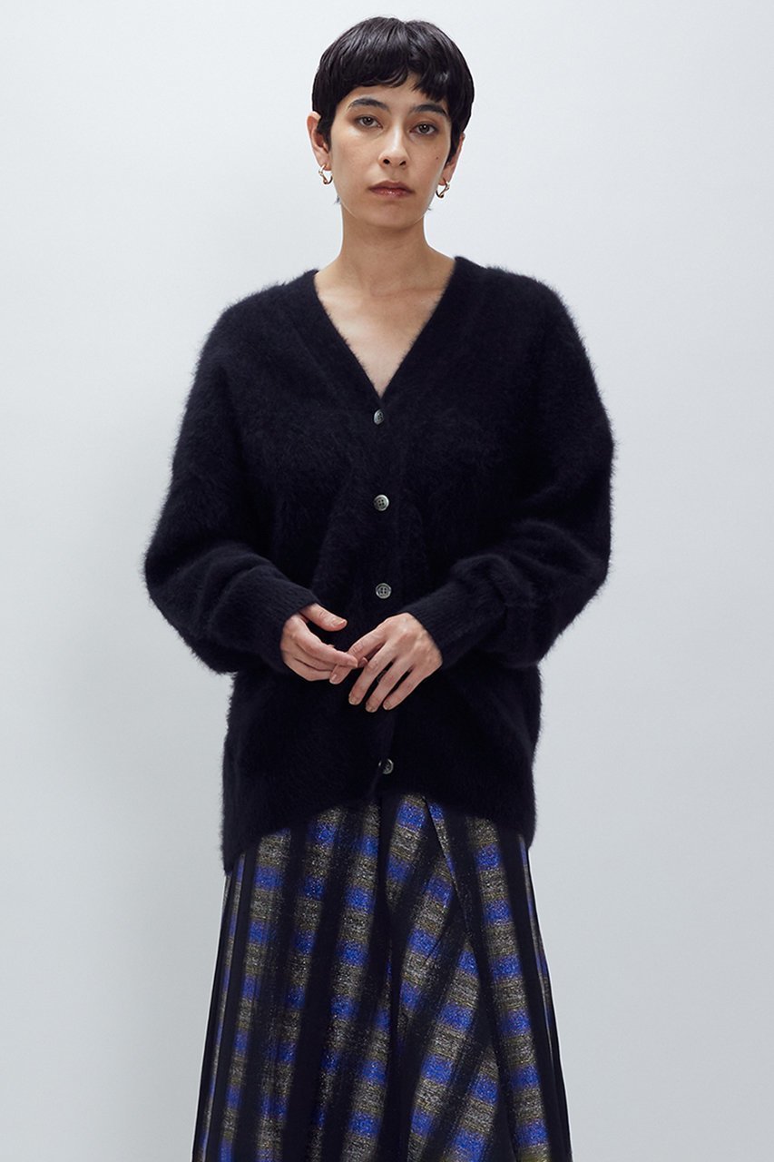 【プルミエ アロンディスモン/1er Arrondissement】のFOXカシミアカーディガン インテリア・キッズ・メンズ・レディースファッション・服の通販 founy(ファニー) 　ファッション　Fashion　レディースファッション　Fashion for Women　トップス・カットソー　Cut & Sew Tops　ニット　Knit Tops & Sweaters　カーディガン・羽織り　Layered Style Cardigans　カーディガン　Cardigan, Knitwear　シンプル　Simple, Minimal　ロング　Long, Long-Length　A/W・秋冬　Autumn/Winter　ブラック|ID: prp329100004643591 ipo3291000000033744852