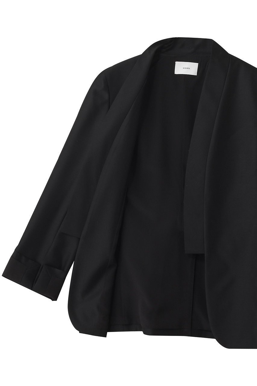 【セアン/SCEARN】のWOOL SILK ジャケット 人気、トレンドファッション・服の通販 founy(ファニー) 　ファッション　Fashion　レディースファッション　Fashion for Women　おすすめ　Recommended / Our Picks　なめらか　Smooth, Silky Texture　シルク　Silk, 100% Silk　ジャケット　Jacket, Outerwear　スリット　Slit, Slit Detail　モダン　Modern, Contemporary　other-6|ID: prp329100004643592 ipo3291000000035357305