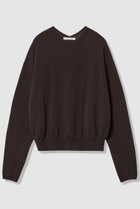 【ハウス オブ ロータス/HOUSE OF LOTUS】のカシミヤシルククルーネックプルオーバー 人気、トレンドファッション・服の通販 founy(ファニー) ファッション Fashion レディースファッション Fashion for Women トップス・カットソー Cut & Sew Tops ニット Knit Tops & Sweaters カジュアルプルオーバー・ニットトップス Pullovers & Knit Tops / Casual Pullovers 2025年 2025 2025-2026秋冬・A/W Autumn/Winter 2025–26 AW25–26 シルク Silk, 100% Silk シンプル Simple, Minimal エレガント 上品 Elegant A/W・秋冬 Autumn/Winter thumbnail ダークブラウン|ID: prp329100004643593 ipo3291000000033498197