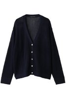【ミズイロ インド/mizuiro ind】のmesh V neck C/D カーディガン 人気、トレンドファッション・服の通販 founy(ファニー) ファッション Fashion レディースファッション Fashion for Women トップス・カットソー Cut & Sew Tops ニット Knit Tops & Sweaters カーディガン・羽織り Layered Style Cardigans 2025年 2025 2025-2026秋冬・A/W Autumn/Winter 2025–26 AW25–26 カーディガン Cardigan, Knitwear シンプル Simple, Minimal メッシュ Mesh, Net Fabric A/W・秋冬 Autumn/Winter |ID:prp329100004643597