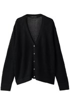 【ミズイロ インド/mizuiro ind】のmesh V neck C/D カーディガン 人気、トレンドファッション・服の通販 founy(ファニー) ファッション Fashion レディースファッション Fashion for Women トップス・カットソー Cut & Sew Tops ニット Knit Tops & Sweaters カーディガン・羽織り Layered Style Cardigans 2025年 2025 2025-2026秋冬・A/W Autumn/Winter 2025–26 AW25–26 カーディガン Cardigan, Knitwear シンプル Simple, Minimal メッシュ Mesh, Net Fabric A/W・秋冬 Autumn/Winter thumbnail black|ID: prp329100004643597 ipo3291000000033498224