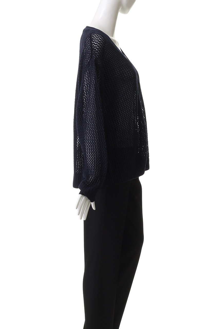 【ミズイロ インド/mizuiro ind】のmesh V neck C/D カーディガン 人気、トレンドファッション・服の通販 founy(ファニー) 　ファッション　Fashion　レディースファッション　Fashion for Women　トップス・カットソー　Cut & Sew Tops　ニット　Knit Tops & Sweaters　カーディガン・羽織り　Layered Style Cardigans　2025年　2025　2025-2026秋冬・A/W　Autumn/Winter 2025–26 AW25–26　カーディガン　Cardigan, Knitwear　シンプル　Simple, Minimal　メッシュ　Mesh, Net Fabric　A/W・秋冬　Autumn/Winter　other-3|ID: prp329100004643597 ipo3291000000033498226