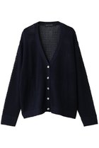 【ミズイロ インド/mizuiro ind】のメッシュVネックカーディガン navy|ID: prp329100004643597 ipo3291000000036322153