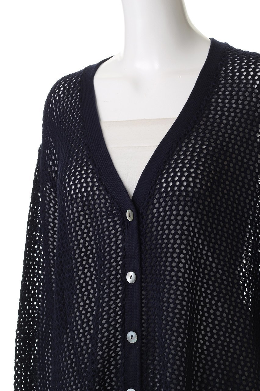 【ミズイロ インド/mizuiro ind】のメッシュVネックカーディガン 人気、トレンドファッション・服の通販 founy(ファニー) 　ファッション　Fashion　レディースファッション　Fashion for Women　トップス・カットソー　Cut & Sew Tops　ニット　Knit Tops & Sweaters　カーディガン・羽織り　Layered Style Cardigans　Vネックトップス　V-Neck Tops / V-Cut Neckline Shirts　カーディガン　Cardigan, Knitwear　シンプル　Simple, Minimal　メッシュ　Mesh, Net Fabric　other-5|ID: prp329100004643597 ipo3291000000036383612