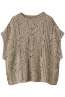 【ミズイロ インド/mizuiro ind】のsheer cable pattern vest ベスト 人気、トレンドファッション・服の通販 founy(ファニー) ファッション Fashion レディースファッション Fashion for Women トップス・カットソー Cut & Sew Tops ニット Knit Tops & Sweaters ベスト&ジレ / 重ね着スタイル Vests & Gilets カジュアルプルオーバー・ニットトップス Pullovers & Knit Tops / Casual Pullovers 2025年 2025 2025-2026秋冬・A/W Autumn/Winter 2025–26 AW25–26 ベスト Vest, Waistcoat ロング Long, Long-Length エレガント 上品 Elegant A/W・秋冬 Autumn/Winter |ID:prp329100004643598