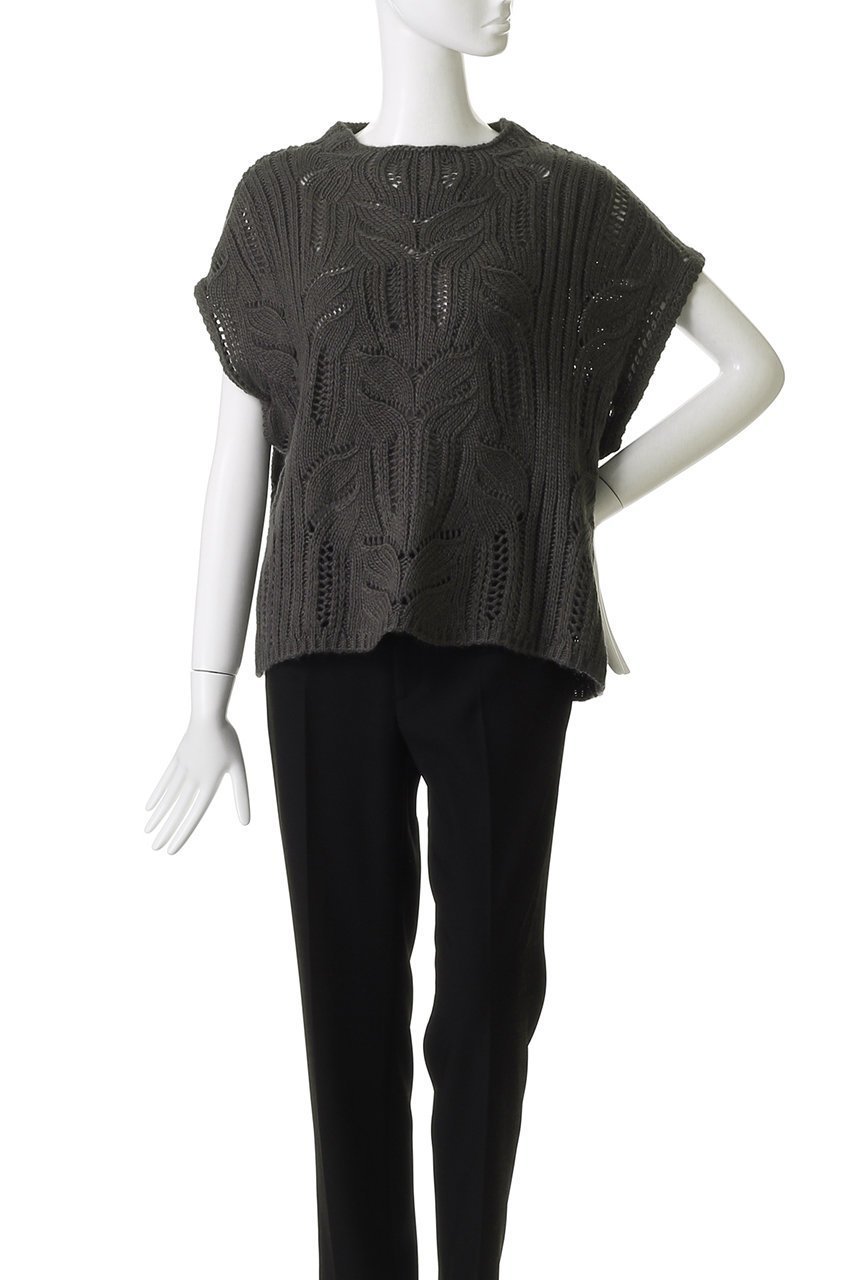 【ミズイロ インド/mizuiro ind】のsheer cable pattern vest ベスト 人気、トレンドファッション・服の通販 founy(ファニー) 　ファッション　Fashion　レディースファッション　Fashion for Women　トップス・カットソー　Cut & Sew Tops　ニット　Knit Tops & Sweaters　ベスト&ジレ / 重ね着スタイル　Vests & Gilets　カジュアルプルオーバー・ニットトップス　Pullovers & Knit Tops / Casual Pullovers　2025年　2025　2025-2026秋冬・A/W　Autumn/Winter 2025–26 AW25–26　ベスト　Vest, Waistcoat　ロング　Long, Long-Length　エレガント 上品　Elegant　A/W・秋冬　Autumn/Winter　other-2|ID: prp329100004643598 ipo3291000000033498233