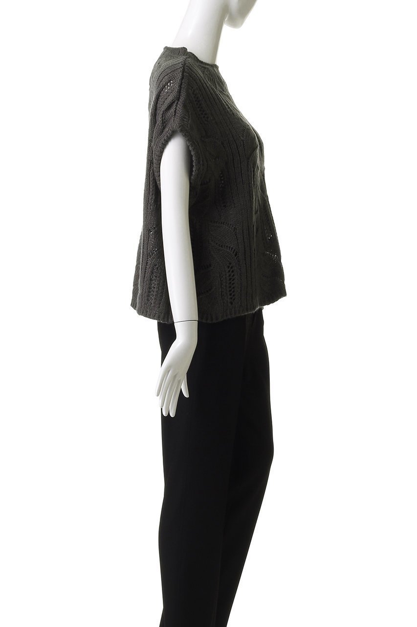 【ミズイロ インド/mizuiro ind】のsheer cable pattern vest ベスト 人気、トレンドファッション・服の通販 founy(ファニー) 　ファッション　Fashion　レディースファッション　Fashion for Women　トップス・カットソー　Cut & Sew Tops　ニット　Knit Tops & Sweaters　ベスト&ジレ / 重ね着スタイル　Vests & Gilets　カジュアルプルオーバー・ニットトップス　Pullovers & Knit Tops / Casual Pullovers　2025年　2025　2025-2026秋冬・A/W　Autumn/Winter 2025–26 AW25–26　ベスト　Vest, Waistcoat　ロング　Long, Long-Length　エレガント 上品　Elegant　A/W・秋冬　Autumn/Winter　other-3|ID: prp329100004643598 ipo3291000000033498234