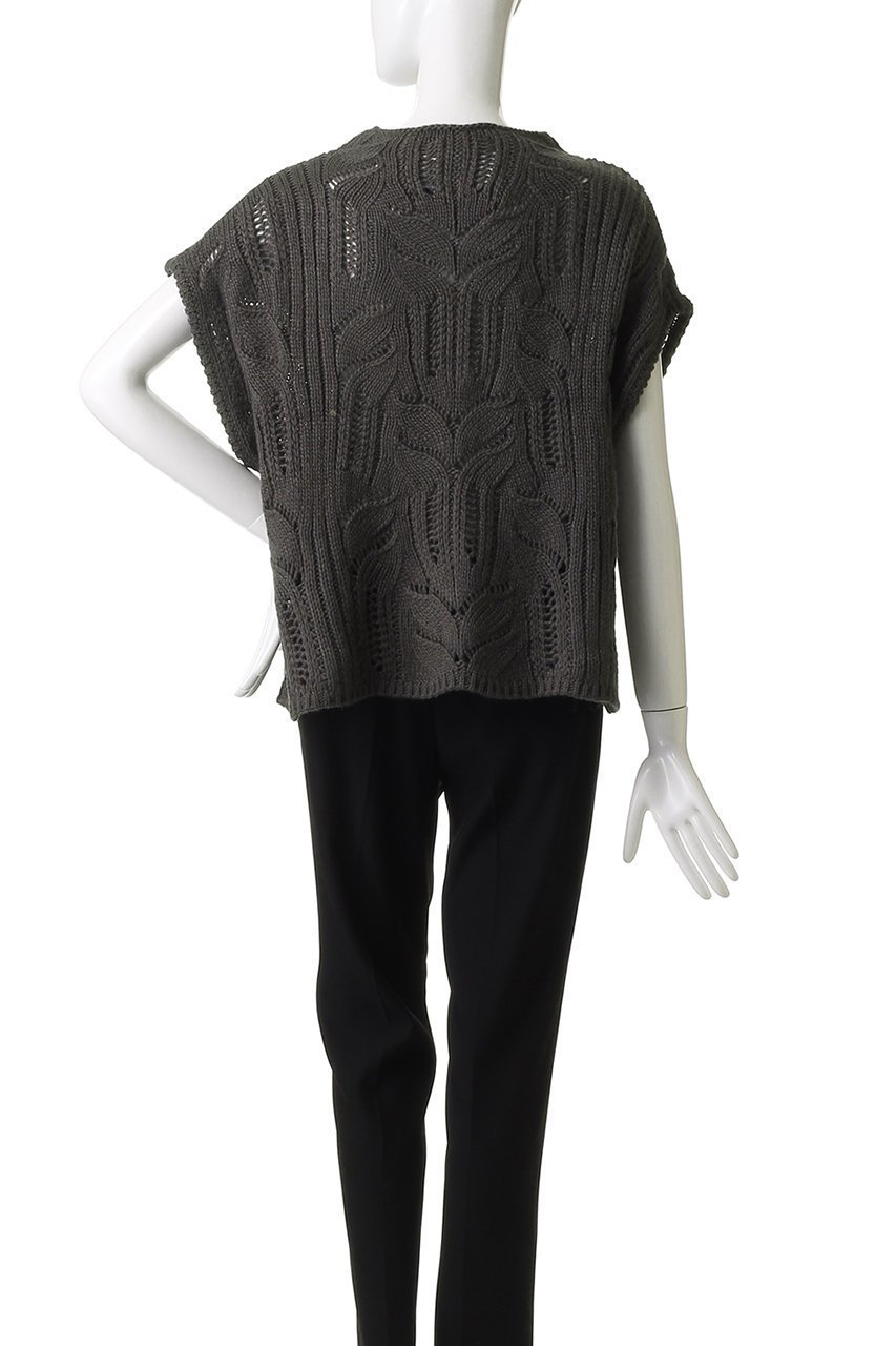 【ミズイロ インド/mizuiro ind】のsheer cable pattern vest ベスト 人気、トレンドファッション・服の通販 founy(ファニー) 　ファッション　Fashion　レディースファッション　Fashion for Women　トップス・カットソー　Cut & Sew Tops　ニット　Knit Tops & Sweaters　ベスト&ジレ / 重ね着スタイル　Vests & Gilets　カジュアルプルオーバー・ニットトップス　Pullovers & Knit Tops / Casual Pullovers　2025年　2025　2025-2026秋冬・A/W　Autumn/Winter 2025–26 AW25–26　ベスト　Vest, Waistcoat　ロング　Long, Long-Length　エレガント 上品　Elegant　A/W・秋冬　Autumn/Winter　other-4|ID: prp329100004643598 ipo3291000000033498235