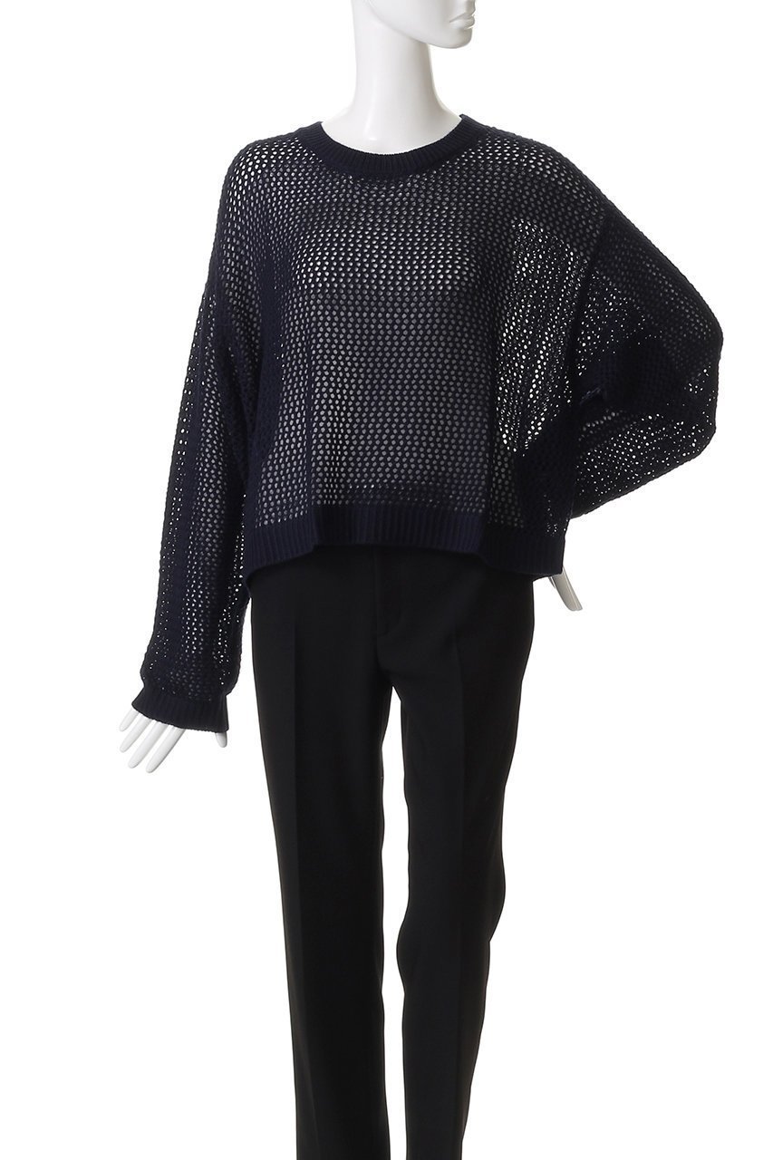 【ミズイロ インド/mizuiro ind】のmesh crew neck P/O プルオーバー 人気、トレンドファッション・服の通販 founy(ファニー) 　ファッション　Fashion　レディースファッション　Fashion for Women　トップス・カットソー　Cut & Sew Tops　ニット　Knit Tops & Sweaters　カジュアルプルオーバー・ニットトップス　Pullovers & Knit Tops / Casual Pullovers　2025年　2025　2025-2026秋冬・A/W　Autumn/Winter 2025–26 AW25–26　おすすめ　Recommended / Our Picks　インナー　Innerwear　ベーシック　Basic, Essential　メッシュ　Mesh, Net Fabric　A/W・秋冬　Autumn/Winter　other-2|ID: prp329100004643599 ipo3291000000033498241