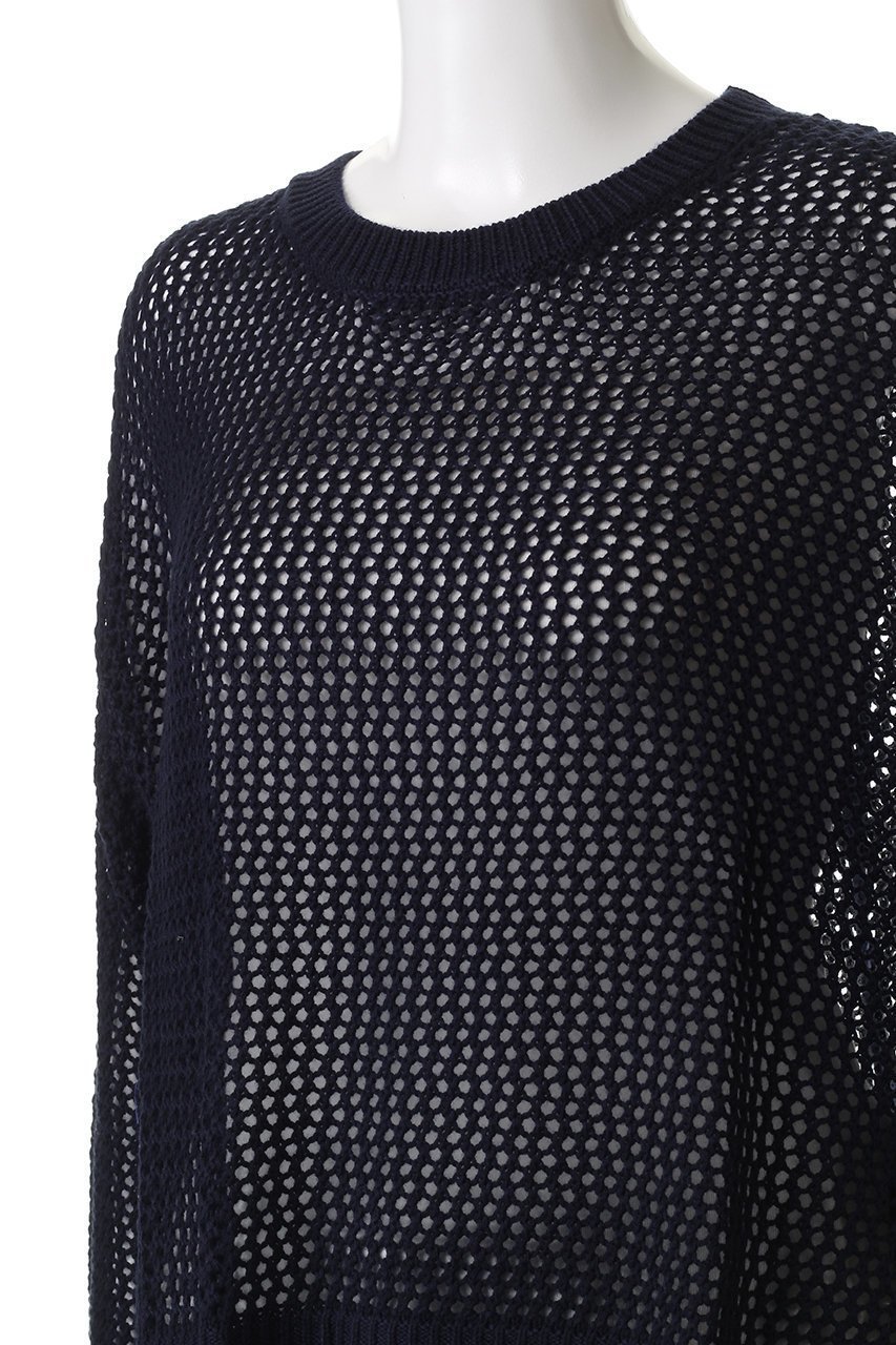 【ミズイロ インド/mizuiro ind】のmesh crew neck P/O プルオーバー 人気、トレンドファッション・服の通販 founy(ファニー) 　ファッション　Fashion　レディースファッション　Fashion for Women　トップス・カットソー　Cut & Sew Tops　ニット　Knit Tops & Sweaters　カジュアルプルオーバー・ニットトップス　Pullovers & Knit Tops / Casual Pullovers　2025年　2025　2025-2026秋冬・A/W　Autumn/Winter 2025–26 AW25–26　おすすめ　Recommended / Our Picks　インナー　Innerwear　ベーシック　Basic, Essential　メッシュ　Mesh, Net Fabric　A/W・秋冬　Autumn/Winter　other-5|ID: prp329100004643599 ipo3291000000033498244