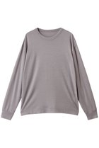 【スローン/SLOANE】の【UNISEX】ウール天竺 ニット長袖Tシャツ 人気、トレンドファッション・服の通販 founy(ファニー) ファッション Fashion レディースファッション Fashion for Women トップス・カットソー Cut & Sew Tops ニット Knit Tops & Sweaters シャツ・ブラウス・オフィスカジュアル Elegant Blouses & Button-Ups ロングTシャツ・Tシャツ Longline T-Shirts & Tees カジュアルプルオーバー・ニットトップス Pullovers & Knit Tops / Casual Pullovers 2025年 2025 2025-2026秋冬・A/W Autumn/Winter 2025–26 AW25–26 ユニセックス Unisex, Genderless なめらか Smooth, Silky Texture インナー Innerwear カフス Cuff Design シンプル Simple, Minimal ストレッチ Stretch, Stretchy Fabric A/W・秋冬 Autumn/Winter 長袖 Long Sleeve, Full Sleeve thumbnail ライトグレー|ID: prp329100004643601 ipo3291000000033498254