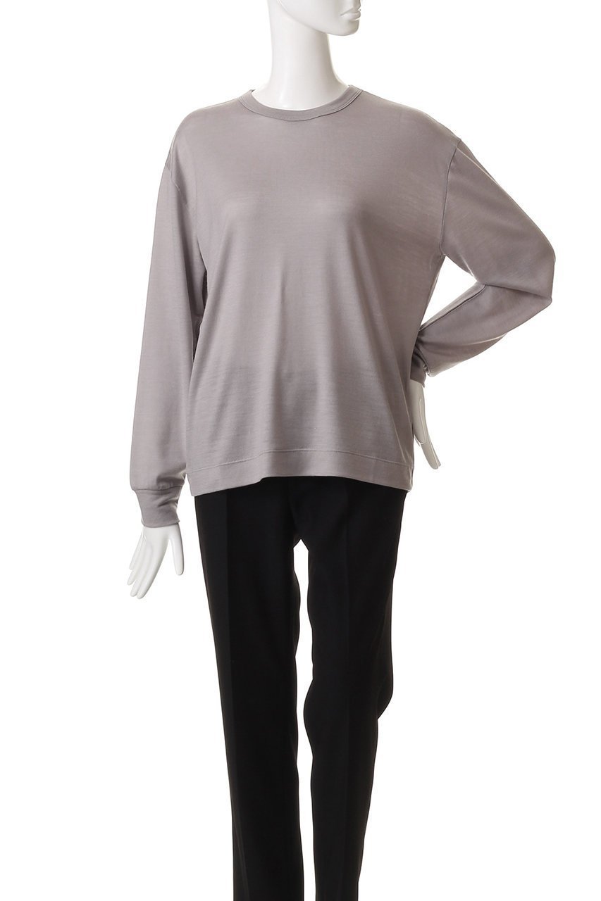 【スローン/SLOANE】の【UNISEX】ウール天竺 ニット長袖Tシャツ 人気、トレンドファッション・服の通販 founy(ファニー) ファッション Fashion レディースファッション Fashion for Women トップス・カットソー Cut & Sew Tops ニット Knit Tops & Sweaters シャツ・ブラウス・オフィスカジュアル Elegant Blouses & Button-Ups ロングTシャツ・Tシャツ Longline T-Shirts & Tees カジュアルプルオーバー・ニットトップス Pullovers & Knit Tops / Casual Pullovers ユニセックス Unisex, Genderless なめらか Smooth, Silky Texture インナー Innerwear カフス Cuff Design シンプル Simple, Minimal ストレッチ Stretch, Stretchy Fabric 長袖 Long Sleeve, Full Sleeve other-2|ID: prp329100004643601 ipo3291000000036867850