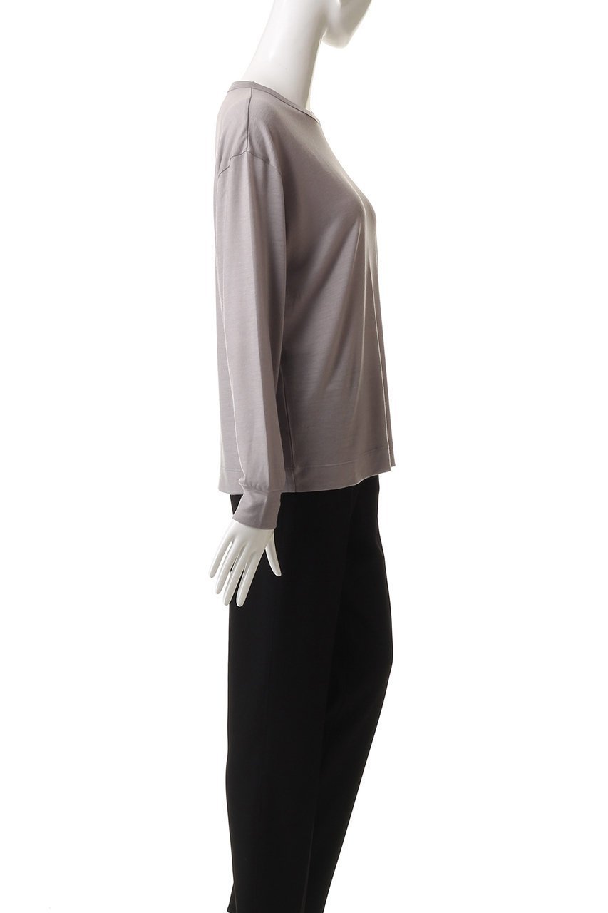 【スローン/SLOANE】の【UNISEX】ウール天竺 ニット長袖Tシャツ 人気、トレンドファッション・服の通販 founy(ファニー) ファッション Fashion レディースファッション Fashion for Women トップス・カットソー Cut & Sew Tops ニット Knit Tops & Sweaters シャツ・ブラウス・オフィスカジュアル Elegant Blouses & Button-Ups ロングTシャツ・Tシャツ Longline T-Shirts & Tees カジュアルプルオーバー・ニットトップス Pullovers & Knit Tops / Casual Pullovers ユニセックス Unisex, Genderless なめらか Smooth, Silky Texture インナー Innerwear カフス Cuff Design シンプル Simple, Minimal ストレッチ Stretch, Stretchy Fabric 長袖 Long Sleeve, Full Sleeve other-3|ID: prp329100004643601 ipo3291000000036867851